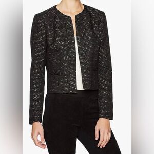 Nine West Women's Sequin Tweed Blazer